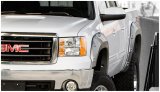 Bushwacker BOSS Pocket-Style Fender Flares 40089-02 Flares, Pocket Style, Front, Black, Dura-Flex Thermoplastic, GMC, Pair thumbnail 1
