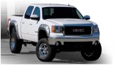 Bushwacker BOSS Pocket-Style Fender Flares 40089-02 Flares, Pocket Style, Front, Black, Dura-Flex Thermoplastic, GMC, Pair thumbnail 6