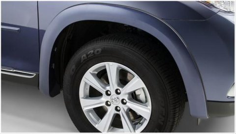 Bushwacker OE-Style Fender Flares 30914-02 Flares, OE Style, Front/Rear, Black, Dura-Flex Thermoplastic, Toyota, Set of 4 thumbnail 2