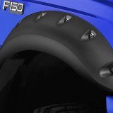 Bushwacker Cut-Out Fender Flares 20940-02 Flares, Cut-Out, Front and Rear, Black, Dura-Flex Thermoplastic, Ford, Set of 4 thumbnail 1