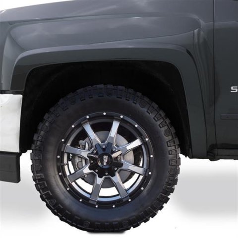 Bushwacker Color-Matching OE-Style Fender Flares 40956-34 Flares, OE-Style, Front and Rear, Dura-Flex Thermoplastic, Black, 0.750 in. Flare Width, Chevrolet, Set of 4 thumbnail 1