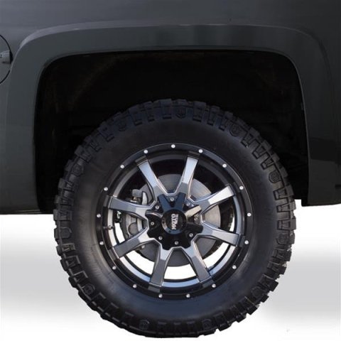 Bushwacker Color-Matching OE-Style Fender Flares 40956-34 Flares, OE-Style, Front and Rear, Dura-Flex Thermoplastic, Black, 0.750 in. Flare Width, Chevrolet, Set of 4 thumbnail 2
