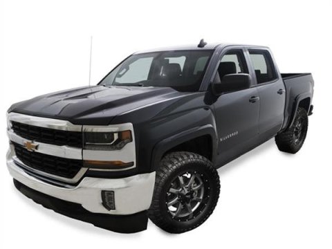 Bushwacker Color-Matching OE-Style Fender Flares 40956-34 Flares, OE-Style, Front and Rear, Dura-Flex Thermoplastic, Black, 0.750 in. Flare Width, Chevrolet, Set of 4 thumbnail 3