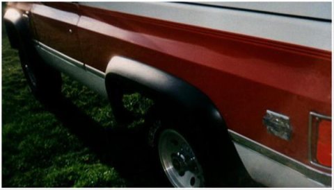 Bushwacker Extend-A-Fender Flares 40018-11 Fender Flares, Extend-A-Fender, Rear, Black, Dura-Flex Thermoplastic, Chevy, GMC, Pair