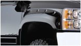 Bushwacker Cut-Out Fender Flares 40951-02 Flares, Cut-Out, Front and Rear, Black, Dura-Flex Thermoplastic, GMC, Set of 4 thumbnail 5