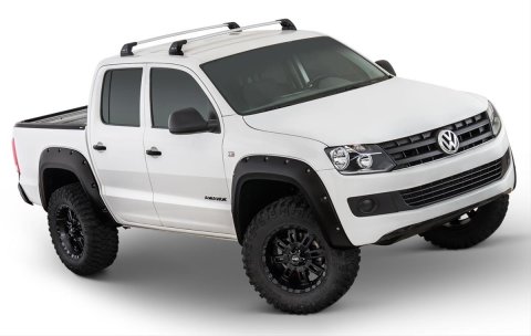 Bushwacker Pocket-Style Fender Flares 171001-02 Flares, Pocket Style, Front, Black, Dura-Flex Thermoplastic, Volkswagen, Pair thumbnail 2