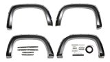 Bushwacker Pocket-Style Fender Flares 40969-02 Flares, Pocket Style, Front/Rear, Black, Dura-Flex Thermoplastic, Chevrolet, Set of 4 thumbnail 1