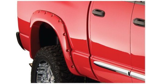 Bushwacker Pocket-Style Fender Flares 50911-02 Flares, Pocket Style, Front, Rear, Black, Dura-Flex Thermoplastic, Dodge, Set of 4 thumbnail 2