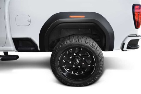 Bushwacker Extend-A-Fender Flares 40160-02 Fender Flares, Extend-A-Fender, Rear, Matte Black, Dura-Flex Thermoplastic, GMC, Pair