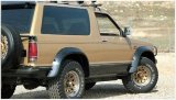 Bushwacker Cut-Out Fender Flares 41009-11 Flares, Cut-Out, Front, Black, Dura-Flex Thermoplastic, Chevy, GMC, S-Series, SUV, Pickup, Pair thumbnail 2