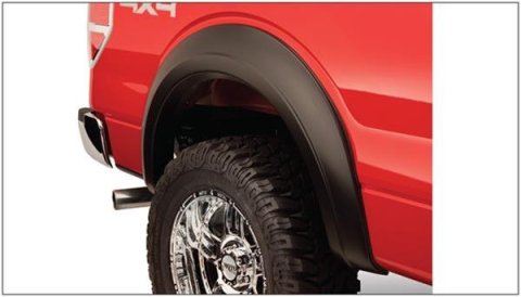 Bushwacker Extend-A-Fender Flares 20061-02 Fender Flares, Flares, Front, Dura-Flex Thermoplastic, Black, 1.500 in. Flare Width, Ford, Pair thumbnail 2