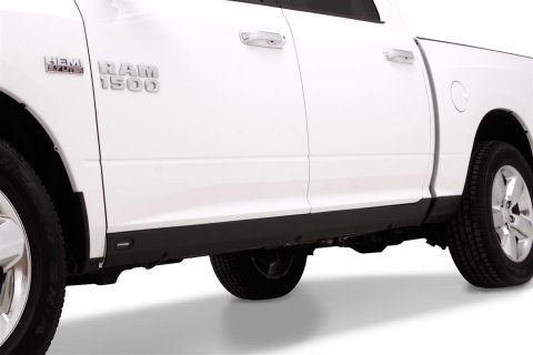 Bushwacker Trail Armor Rocker Panel and Sill Plate Covers 14086 Guards, 2009-2018 RAM 1500, 2500, 3500, Mega Cab, TRUCK TRAIL ARMOR ROCKER PANEL, ROCKER PANEL & SILL PLATE COVER, Blk thumbnail 2