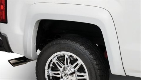 Bushwacker Extend-A-Fender Flares 40100-02 Fender Flares, Extend-A-Fender, Rear, Black, Dura-Flex Thermoplastic, GMC, Pair thumbnail 1
