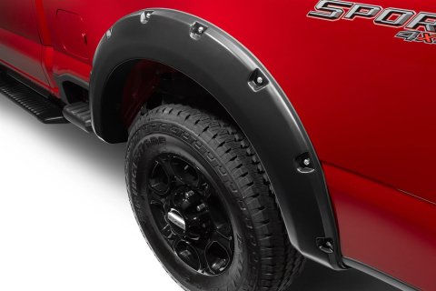 Bushwacker Pocket-Style Fender Flares 20146-02 FF POCKET STYLE 2PC REAR 2023-2024 FORD F-250 SUPER DUTY F-350 SUPER DUTY