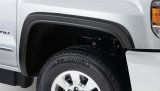 Bushwacker OE-Style Fender Flares 40129-02 Flares, OE Style, Front, Black, Dura-Flex Thermoplastic, GMC, Pair thumbnail 1