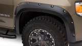 Bushwacker Pocket-Style Fender Flares 40141-02 Flares, Pocket Style, Front, Dura-Flex Thermoplastic, Black, GMC, Pair thumbnail 1