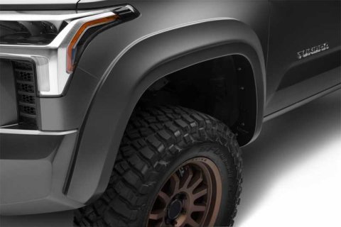 Bushwacker Extend-A-Fender Flares for 2022-2026 TUNDRA - 30055-02 Fender Flares, Extend-A-Fender, Front, Black, Dura-Flex Thermoplastic, Toyota, Pair thumbnail 2