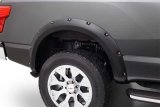 Bushwacker Pocket-Style Fender Flares 70018-02 Flares, Pocket Style, Rear, Black, Dura-Flex Thermoplastic, for Nissan, Pair thumbnail 2