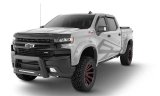 Bushwacker Pocket-Style Fender Flares 40927-54 Flares, Pocket Style, Front, Rear, Silver Ice Metallic, Thermoplastic, Chevy, Silverado 1500, Set of 4 thumbnail 2
