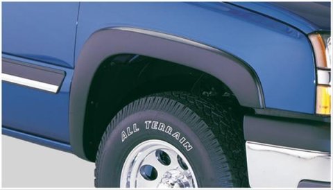 Bushwacker OE-Style Fender Flares 40053-02 Flares, OE Style, Front, Black, Dura-Flex Thermoplastic, Chevy, Pair