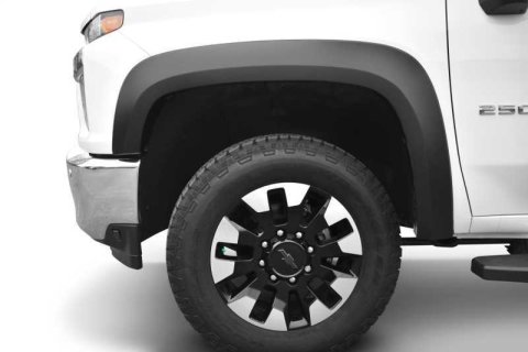 Bushwacker Extend-A-Fender Flares 40163-02 Fender Flares, Extend-A-Fender, Front, Black, Dura-Flex Thermoplastic, Chevrolet, Pair thumbnail 2