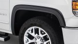 Bushwacker OE-Style Fender Flares 40145-02 Flares, OE-Style, Front, Black, Dura-Flex Thermoplastic, GMC, Pair thumbnail 1