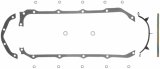Fel-Pro Performance Oil Pan Gaskets 1814 Gasket, Multi-Piece, Rubber-Coated Fiber, Pontiac, 326-455, Kit thumbnail 2