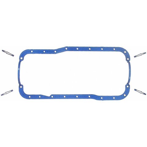 Fel-Pro Oil Pan Gaskets OS 34508 R Gasket, 1-Piece, Rubber Core, Ford, 5.0L, Kit