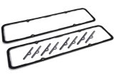 Fel-Pro PermaDryPlus Valve Cover Gaskets VS 12869 T Gaskets, PermaDryPlus, Embossed Shim with Precision Rubber Coating, Chevy, Small Block, Pair thumbnail 2
