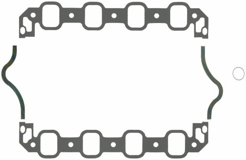 Fel-Pro Performance Intake Manifold Gasket Sets 1221-3 Gaskets, Manifold, Intake, Printoseal, 2.45 in. x 1.82 in. Port, .060 in. Thick, Ford, Big Block 385, Pair