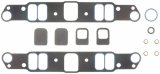 Fel-Pro Performance Intake Manifold Gasket Sets 1233 Gaskets, Manifold, Intake, Composite/Printoseal, 2.20 in. x 1.18 in. Port, .060 in. Thick, Pontiac, 326-455, Set thumbnail 2