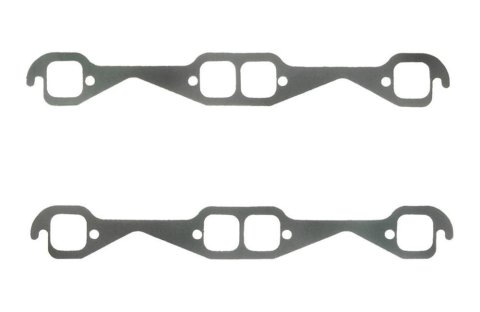 Fel-Pro Performance Exhaust Header Gasket Sets 1405 Gaskets, Header, Steel Core Laminate, Square Port, Chevy, Small Block, Set