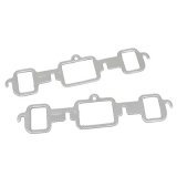 Fel-Pro Exhaust Manifold Gaskets MS 90021 Gaskets, Steel Core Laminate, Stock Port, Oldsmobile, 260-455, Set thumbnail 1