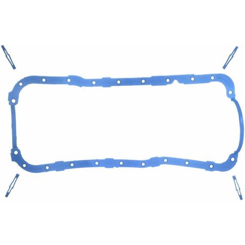 Fel-Pro Oil Pan Gaskets OS 30616 R Gasket, 1-Piece, Rubber/Steel Core, Ford 1987-91, 351W, Each