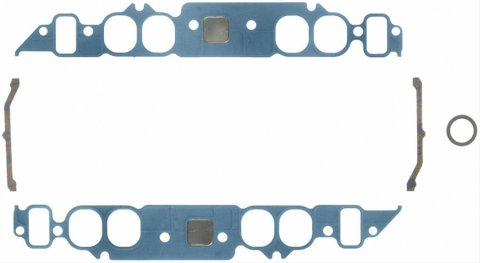 Fel-Pro Performance Intake Manifold Gasket Sets 1210 Gaskets, Manifold, Intake, Oval, 2.05 in. x 1.82 in. Port, .060 in. Thick, Chevy, Big Block, Set thumbnail 1