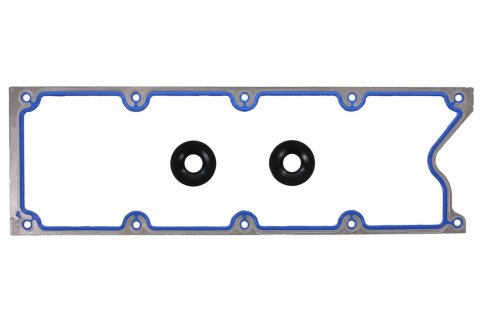 Fel-Pro Valley Pan Gaskets MS 92465 Gasket, Pan, Rubber With Steel Core, All Gen. 3 Chevy LS V8, 4.8L, 5.3L, 5.7L, 6.0L Set with knock sensor grommets, Each