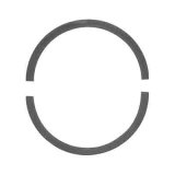 Fel-Pro Rear Main Seals BS 40042 Seal, 2-Piece, Rubber, Ford, Lincoln, Mercury, 351/400, Each thumbnail 1