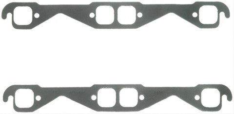 Fel-Pro Performance Exhaust Header Gasket Sets 1404 Gaskets, Header, Steel Core Laminate, Square Port, Chevy, Small Block, Set thumbnail 2