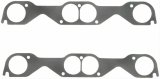 Fel-Pro Performance Exhaust Header Gasket Sets 1408 Gaskets, Header, Steel Core Laminate, Round Port, Chevy, Small Block, Set thumbnail 1
