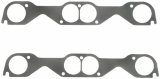 Fel-Pro Performance Exhaust Header Gasket Sets 1408 Gaskets, Header, Steel Core Laminate, Round Port, Chevy, Small Block, Set thumbnail 2