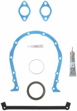 Fel-Pro Timing Cover Gaskets TCS 45272 Gasket, Cover, Cork/Rubber, Chevy, GMC/Excalibur, V8, Kit thumbnail 2