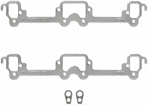 Fel-Pro Exhaust Manifold Gaskets MS 90460 Gasket, Manifold, Steel Core Laminate, Chrysler, Dodge, Plymouth, 318, 360, Set