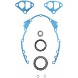 Fel-Pro Timing Cover Gaskets TCS 45956 Gaskets, Cover, Cork/Rubber, Chevy, Small Block, Kit thumbnail 1