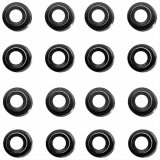 Fel-Pro Valve Stem Seals SS 70945 Seals, Umbrella Type, Rubber, Avanti, Chevy, GMC, Pontiac, Set of 16 thumbnail 1