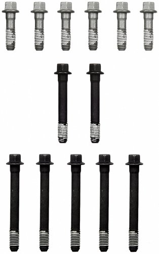 Fel-Pro Headbolt Kits ES 74034 Cylinder Head Bolts, Hex Head, Chevy, GMC, Isuzu, Oldsmobile, 4.3L, 1-Head, Kit thumbnail 2