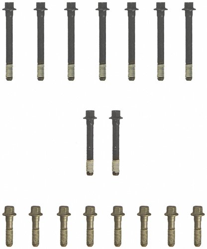 Fel-Pro Headbolt Kits ES 72856 Cylinder Head Bolts, Hex Head, Chevy, Small Block, 1-Head, Kit thumbnail 1