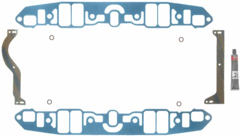 Fel-Pro Intake Manifold Gaskets MS 90109 Gaskets, Manifold, Intake, Stock Port, Chrysler, 318/340/360, Set thumbnail 2