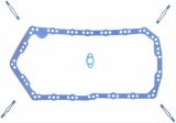 Fel-Pro Oil Pan Gaskets OS 30521 R Gasket, Multi-Piece, Rubber, Buick, Chevy, GMC, Oldsmobile, Pontiac, 3.8L, V6, Each thumbnail 1