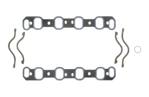 Fel-Pro Performance Intake Manifold Gasket Sets 1240 Gaskets, Intake, Composite, Printoseal, 2.12 in. x 1.50 in. Port, .060 in. Thick, Ford, 351C/351M/400, 2V, Set thumbnail 1
