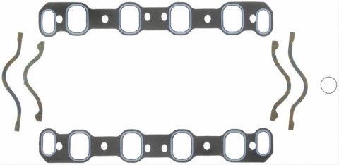 Fel-Pro Performance Intake Manifold Gasket Sets 1240 Gaskets, Intake, Composite, Printoseal, 2.12 in. x 1.50 in. Port, .060 in. Thick, Ford, 351C/351M/400, 2V, Set thumbnail 2